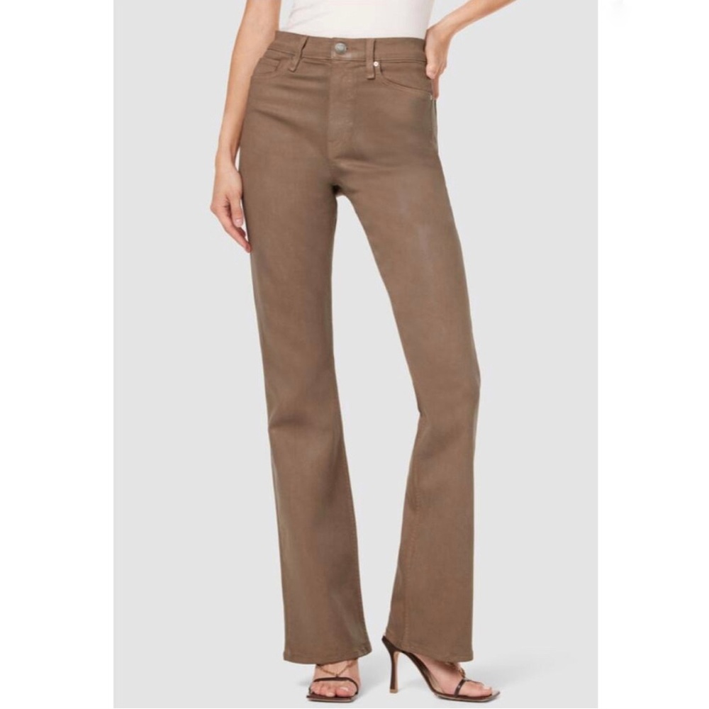 Hudson Faye Coated Chinchilla High Waist Pants